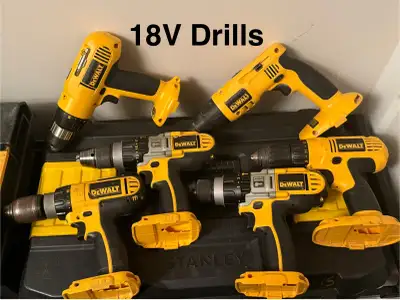 Dewalt 18V  Cordless Drills, View more