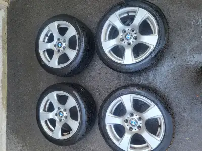 I am selling a set of 4 BMW wheels, tires mounted and ready for install. These are coming off of a 2...