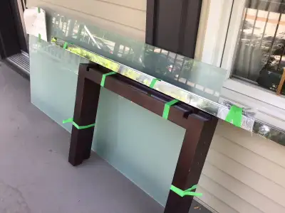 Table en verre - 6 places - à donner, View more