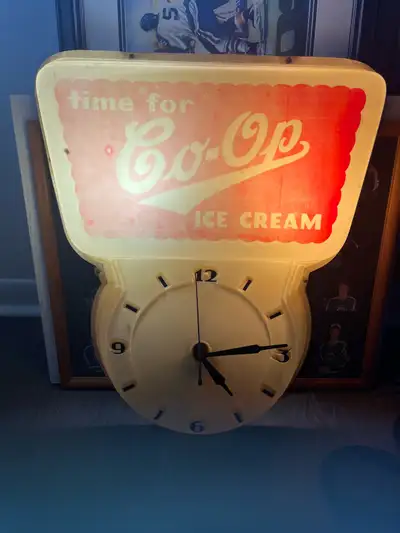 Coop Ice Cream Clock, View more