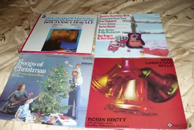 christmas vinyl records, View more