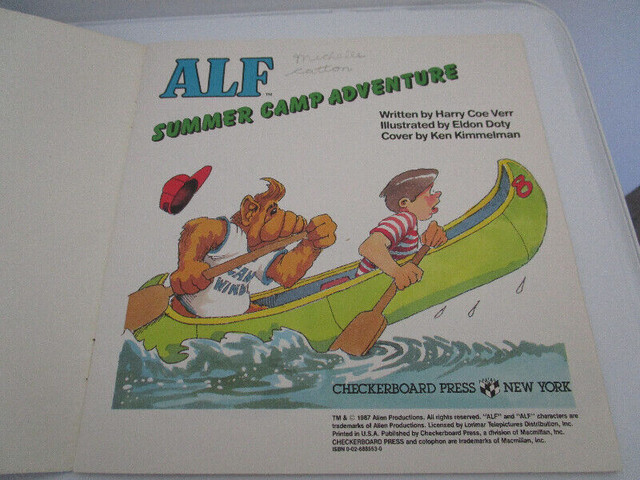 ALF SUMMER CAMP ADVENTURE BOOK in Children & Young Adult in North Bay - Image 3