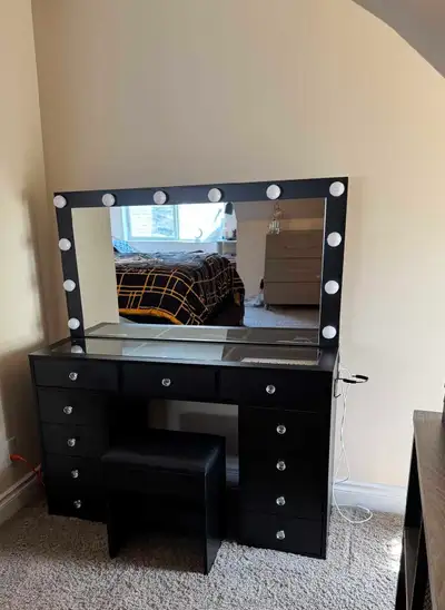 Hollywood LED Vanity Mirror – Black & White Available $30 Each, View more
