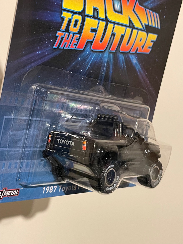 Hot wheels Back to the future Toyota pickup truck Hilux in Toys & Games in Markham / York Region - Image 3