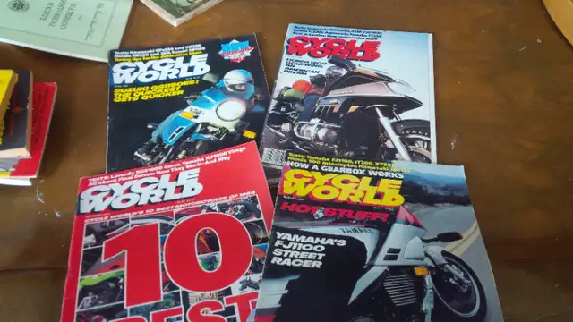 4 Cycle World Magazines, Mar, Apr, Aug, Oct, 1984  4/$20.00 in Arts & Collectibles in Stratford - Image 2