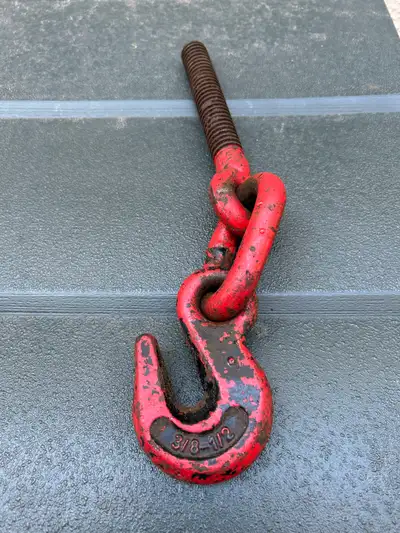 $2 Tool ratchet chain binder hook 3/8" - 1/2"  Construction, View more