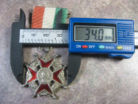 Italie - Médaille Dom Bosco Salsiani - Argent & Émail - RARE