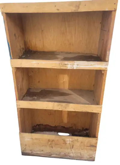 Wooden shelving unit for shop/ garage. Shelving. Wood furniture., View more
