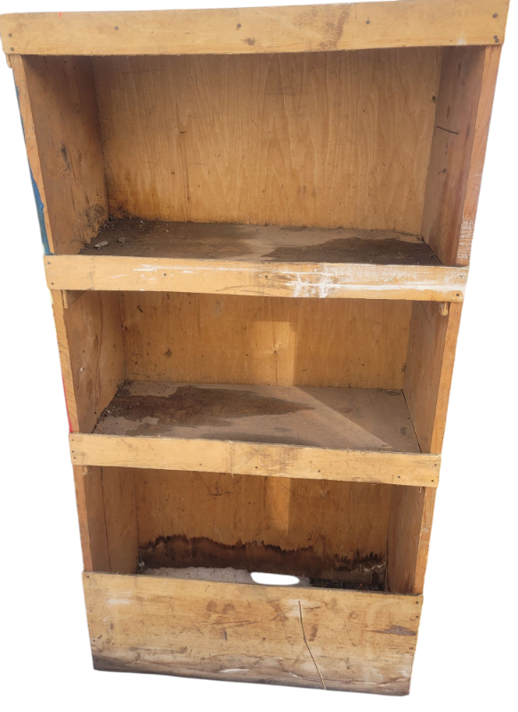 Wooden shelving unit for shop/ garage. Shelving. Wood furniture. in Bookcases & Shelving Units in St. Albert - Image 2