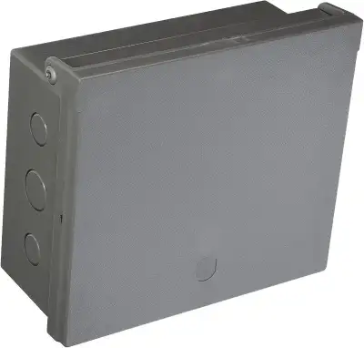 Arlington EB0708-1 Electronic Equipment Enclosure Box, 7 x 8 x 3.5, Non-Metallic, (4-Pack) - Non-met...