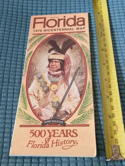 Florida 1976 bicentennial map, View more