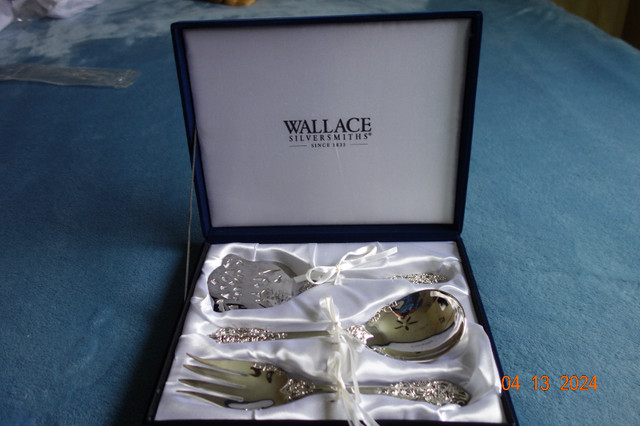 Wallace Silversmiths Three Piece Buffet Set in Kitchen & Dining Wares in Kingston - Image 2