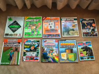 Minecraft Magazines and Books - Lot (old editions)