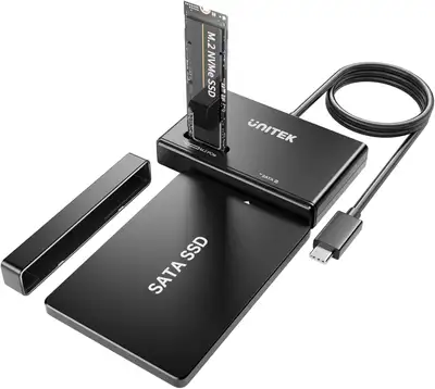 Unitek M.2 NVMe SSD Enclosure Adapter – 10 Gbps HD reader, View more