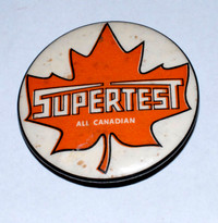 SOLD-Vintage 1960 SUPERTEST ALL CANADIAN Button