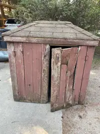 Free small garbage house , dog house , dry wood storage