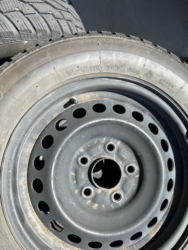 Winter Tires with steel rims  in Tires & Rims in Hamilton - Image 2