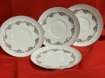 4 PCs Vintage Saucers, View more