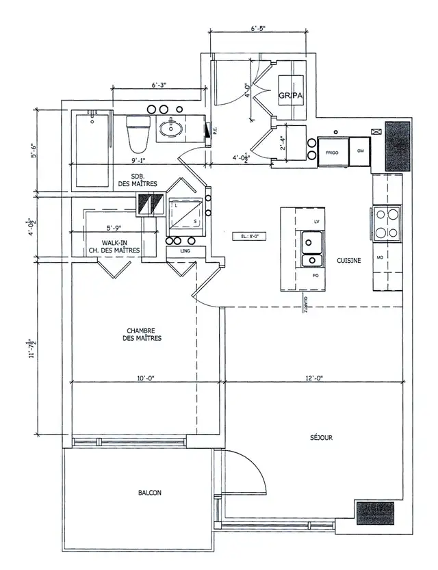 Condo 3 1/2 - 29eme etage - IDS in Condos for Sale in City of Montréal - Image 11