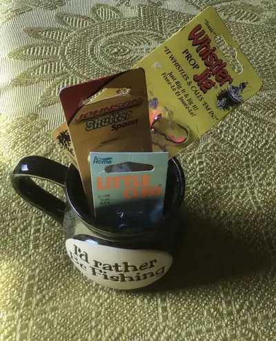 Fishing Mug + Lures, View more