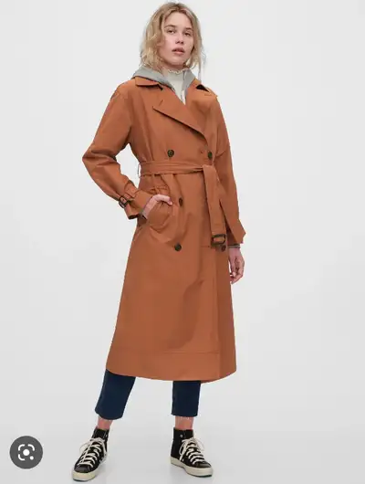 Copper brown trench coat New with tags, View more