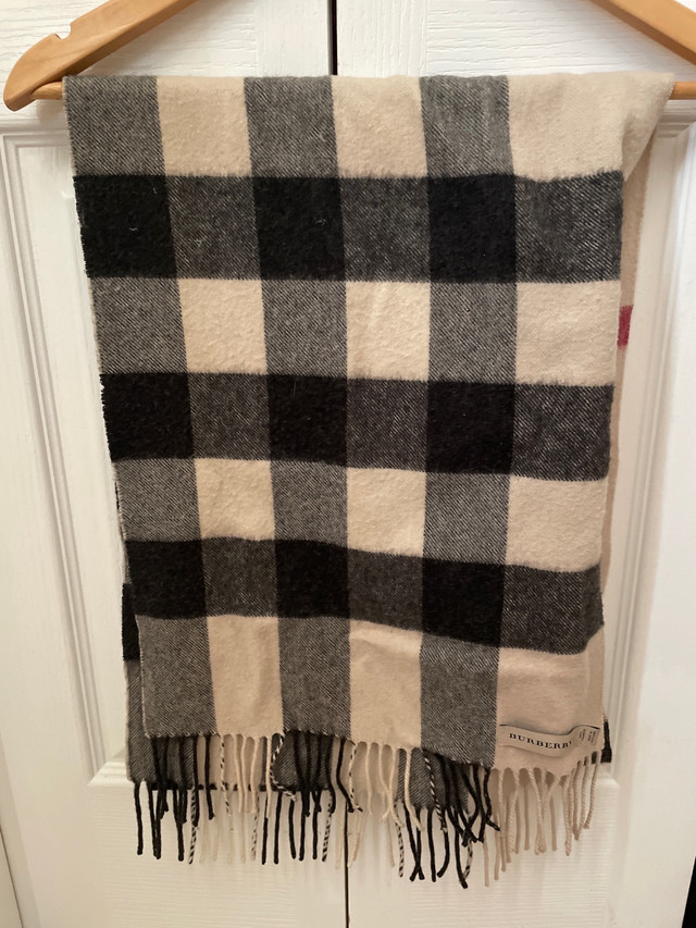 Louis Vuitton Cashmere Burberry scarf  in Women's - Tops & Outerwear in Edmonton - Image 3