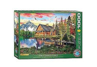 PUZZLE 1000 EUROGRAPHICS / THE FISHING CABIN COMME NEU TAXE INCL