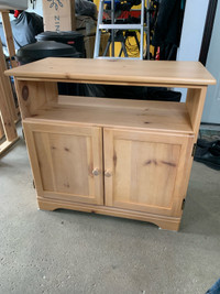 Solid Pine TV Stand or Entertainment Unit