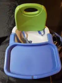 Booster seat with tray
