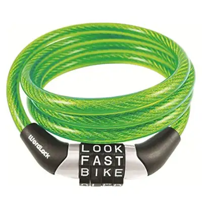 Brand New Wordlock Bicycle Security Bike Lock - Green, View more