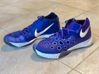 2015 Nike Zoom Hyper Quickness 3 Size 15 Purple Sneakers