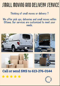 Reliable Small Moving and Deliveries