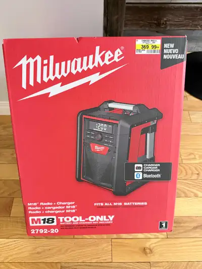 Milwaukee M18™ Jobsite Radio/Charger 2792-20, View more