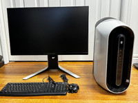 Alienware computer with 27 inch 240Hz monitor