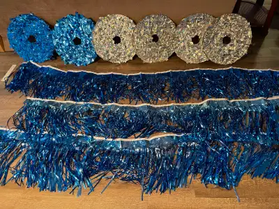 For sale: Canada Day Float decorations ,used to decorate a car hauler trailer, approximately 25ft. o...