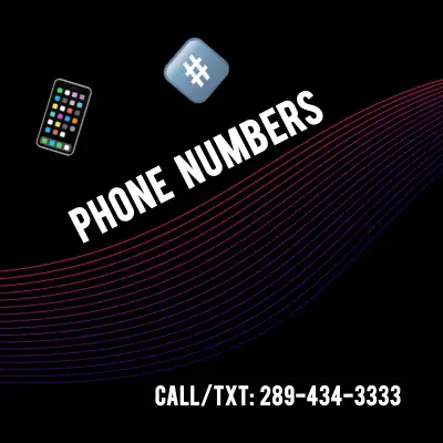 Premium Toronto Phone Numbers, Limited Vip Phone Numbers Types Of Vip Phone Numbers We Can Offer Lim...