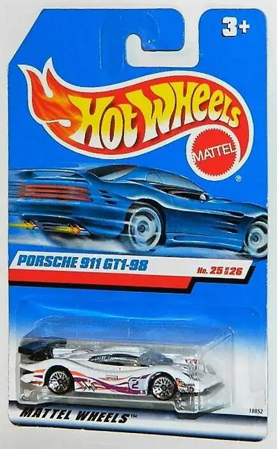 Hot Wheels 1/64 scale Porsche 911 GT1-98 diecast new sealed, $8. Pickup in north Ajax, shipping extr...