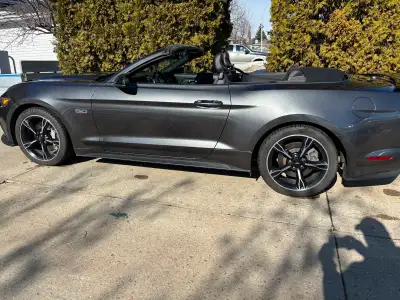 For Sale 2017 Mustang GT California Special Convertible. Magnetic Grey Exterior, Black Roof, Black L...