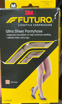 Ultra Sheer Pantyhose for Women (Nude, Mild (8-15 mm/Hg))