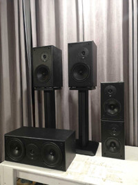 5 Cerwin-Vega Surround sound speakers
