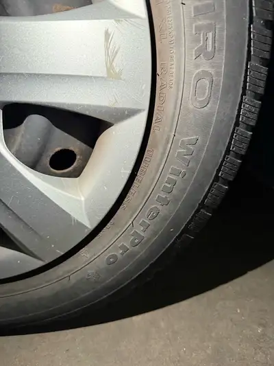 Selling 4 used winter tires from a Toyota Camry with low mileage 205/65R16. WinterPro Champiro If th...
