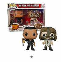 Funko POP WWE The Rock and Mankind 2pack Exclusive