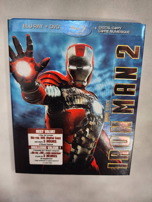 Iron Man 2 Blu-Ray DVD Combo in CDs, DVDs & Blu-ray in Summerside