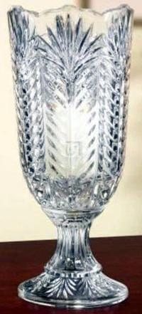FIFTH AVENUE PORTICO 12.5" Hurricane Crystal Candle Holder