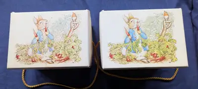 Vintage 1986 Beatrix Potter Book Sets 1 (1-12) and Set 2 (13-23) in like new/ excellent condition! T...
