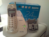 Sanyo Cordless Phone 2.4 GHz with Caller ID (CLT-2402)
