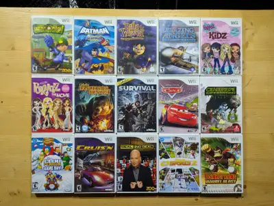 Nintendo Wii Jeux Vidéo Prix Dans La Description, View more