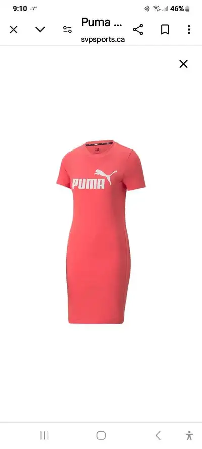 BRAND NEW LADIES PUMA SLIM FIT T-SHIRT DRESS, View more