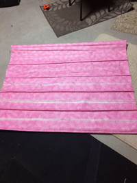 Very Pink Roman Blinds with Hardware