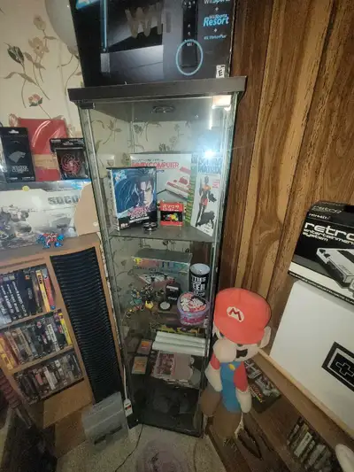 5ft tall with full front glass door